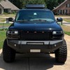 Spec-D Tuning Glossy Black Mesh Grille w/LED Lamps Compatible with