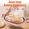 NSIRONS Enameled Cast Iron Sourdough Bread Oven, 5QT Loaf Cast