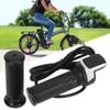 1 Pair Electric Bicycle Handlebar with LCD Power Display, Accelerator