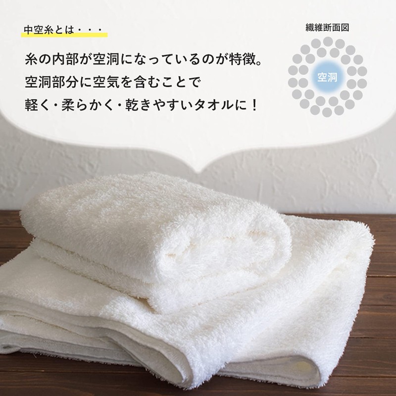 Bloom Imabari Towel Certified Bath Towel, MS Finest, Thick, Hotel