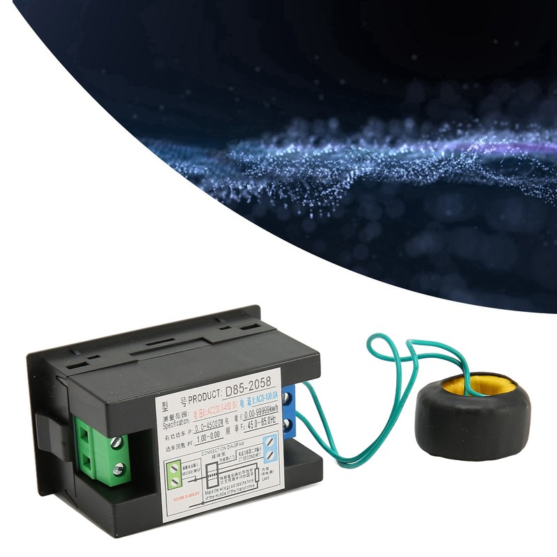 AC Meter Single Phase LCD Digital AC Panel Meter Voltage