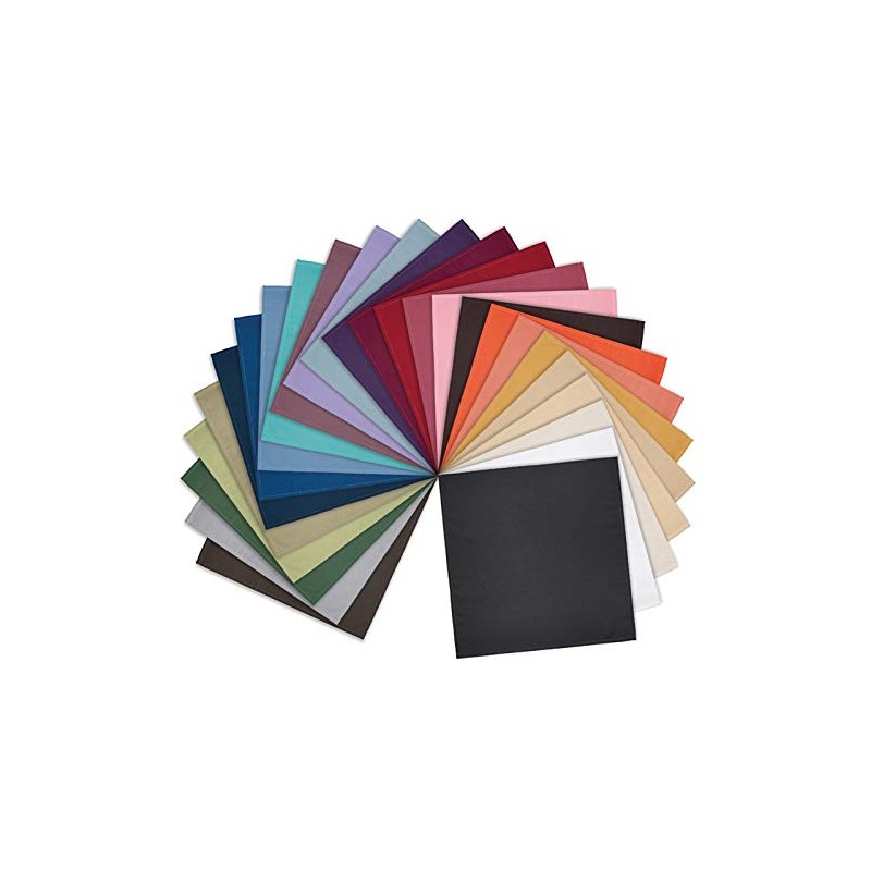 Cloth Napkins, Pack of 10, Pumpkin, 51 x 51 cm,