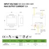 AstraLED - LED Dimmer 12V 24V 36V 48V 12A Button