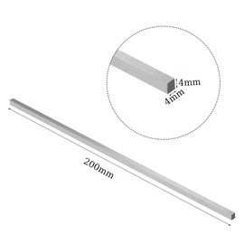 HSS Lathe Bit Square Lathe Fly Cutter White Steel Bar for Engraving Drilling - 4mm x 4mm x 200mm