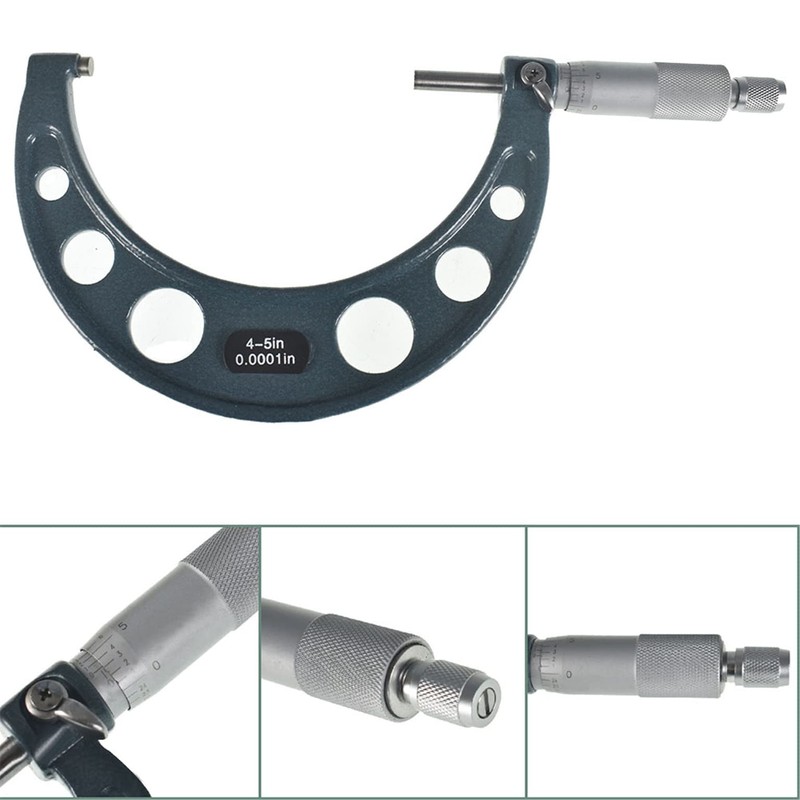 mitoharet 6-Pack Professional Outside Micrometer Set 0-6In / 0.0001In Precision
