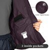 33,000ft Packable Rain Jacket Men's Lightweight Waterproof Rain Shell Jacket