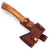 Unbranded Hand-Forged Damascus Steel Axe,Viking Bearded Axe, Sheesham Wood Handle