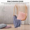 TYGFRT 2 Plush Pillowcases, Pink Cushion Cover, Fluffy Soft Pillowcase,