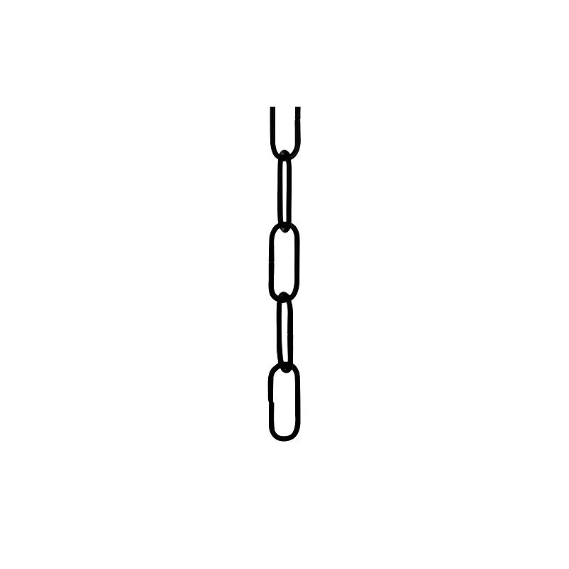 2m Pack Jet Black Open Link Chain for Chandelier and