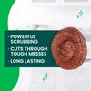 Scotch-Brite Copper Coated Scrubbers, Scouring Pads for Cleaning Tough Baked-On