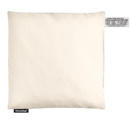 Cherry Stone Square 23cm Heat Pack - (Cotton Fabric - Natural)