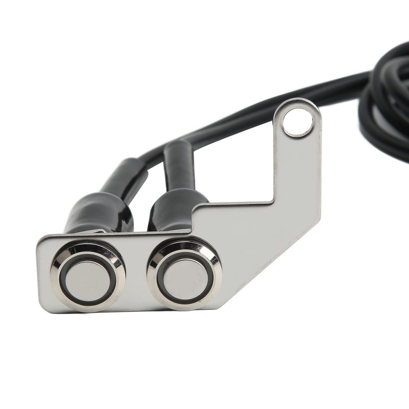 Motorcycle Handlebar Switch, Universal LED Motorcycle Headlight Switch, Stainless Steel