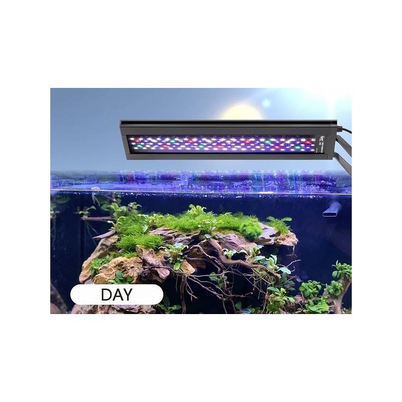 hygger Clip On 24/7 Mode Aquarium Light Adjustable Timer Brightness
