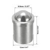 sourcing map Door Cabinet Closet Drawer 12mm Dia Stainless Steel