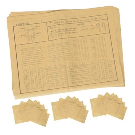 TEHAUX 120pcs Brush Calligraphy Practice Paper Chinese Calligraphy Learning Sheets for Beginners for Hand Control Training and Fine Motor Skills Development