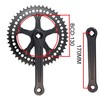 WEERAS Fixed Gear Bicycle Crankset Single Speed 48T 130BCD 170mm