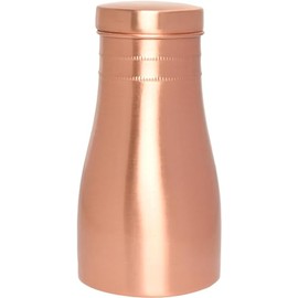 ANCIENTIMPEX Pure Copper Bedside Carafe for Ayurveda Health Benefits - Capacity - 1 Liter (33.81 US Fluid Ounce) (Plain)
