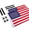 TOBWOLF 2PCS 12" x 18" Golf Cart Flags, Easy Installation