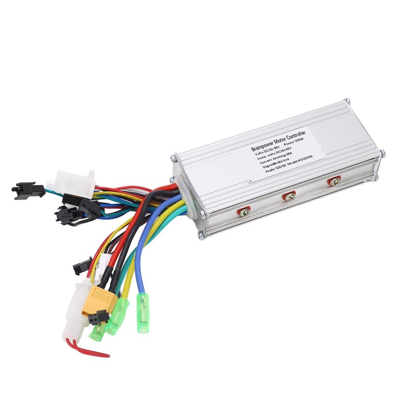 36V 48V 500W 28A Electric Bike Brushless Controller Aluminum Alloy