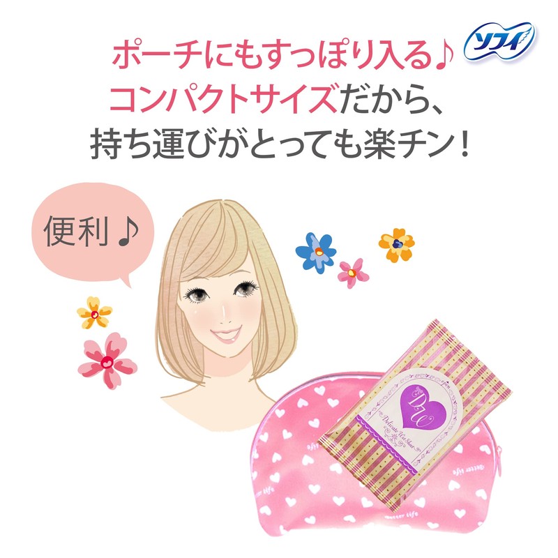 Sofy Delicate Wet Green Scent, 6 Sheets x 2