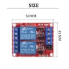 XUGERIP 4 PCS 5V 2 Channel Relay Module with Optocoupler