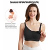 iloveSIA 3PACK Womens Full Bust Nursing Bra Seamless Maternity Bra