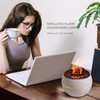 Volcano Humidifier Oil Diffuser, Volcano 360ml Aromatherapy Humidifier, 2 Brightness
