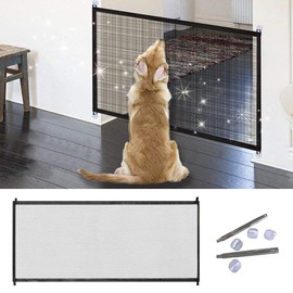 Baby Get, Dog Gate, Safety Fence, Intrusion Prevention, Indoor Safety, Safety Goods, Dog Isolation Network, Portable Folding Pet Isolation Section, Nylon Net, Pet Fence, Indoor Safety Protection, Dog