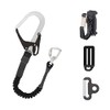 Tajima HJR-CL4BK New Standard Safety Belt, Detachable Auxiliary Rope, Easy