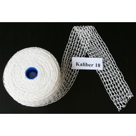 50 Calibre 18 Roasting/Rolled Roast Netting/Smoke Net with a diameter of approx. 140 mm Spout
