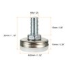 uxcell Furniture Levelers, 4Pcs M8x16 - Adjustable Furniture Leveling Feet