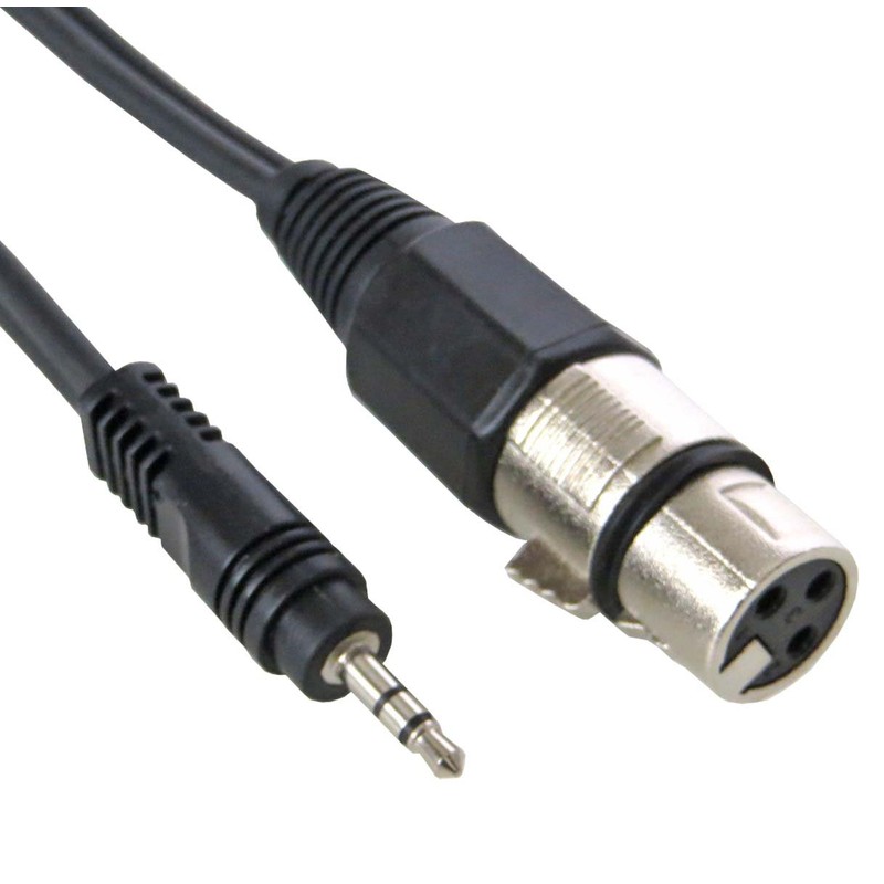 Keepdrum – 008XJ 3 M XLR Female – 3.5 mm