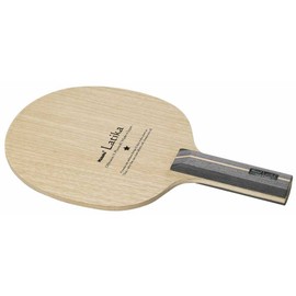 Nittaku NE-6856 Table Tennis Racket, Latika Shake Hand, For Attack, 5 Piece Plywood, Straight