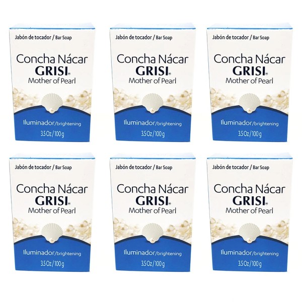 Grisi Mother of Pearl Soap. Concha Nacar Skin Brightening Bar.