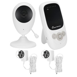2.4G Wireless Baby Monitor Music Function Temperature Monitor Video Baby Monitor 100‑240VAU Plug