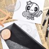100 Pcs Carbon Transfer Paper with 5 Pcs Embossing Styluses