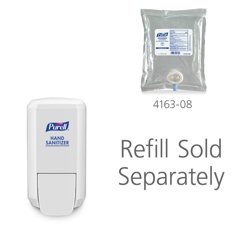 PURELL CS2 Manual Hand Sanitizer Dispenser, White, for 1000 mL