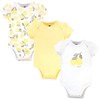 Hudson Baby Unisex Cotton Bodysuits, Lemon, 18-24 Months