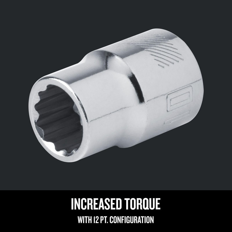 CRAFTSMAN 3/8 Drive Metric 12 Point Standard Socket (CMMT44302)