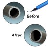 2 Pcs Deburring Tool +10 Pcs BS1010 High Speed Steel