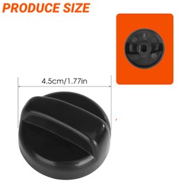 Eyoloty 5 Pack Control Knob for Patio Heater Gas Fireplace Fire Pit,Patio Heater Control Knob,D-Shape Valve Stem Universal Control Knobs Replacement Parts Suitable,Pyramid Patio Heater Plastic Knob