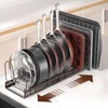 ORDORA Pots and Pans Organizer under Cabinet with Pan Holder: