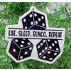 Bunco Dice Themed Christmas Ornament (B127)