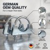 AUPROTEC 2X U Bolt Exhaust clamp M8 for Exhaust and