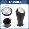 INFINAUTO 5 Speed Gear Shift Knob Front Automatic Transmission Shift