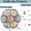Nail Charms, 3D Butterfly Charms Nägel, Viele Stile Nägel Deko,
