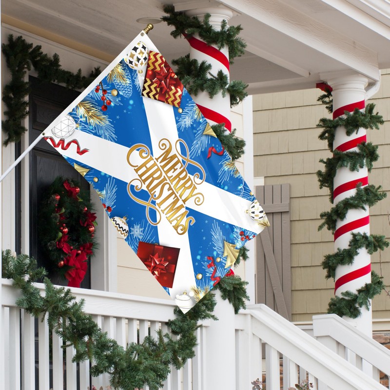 Christmas Flag 5ft x 3ft with eyelets - Christmas Banner