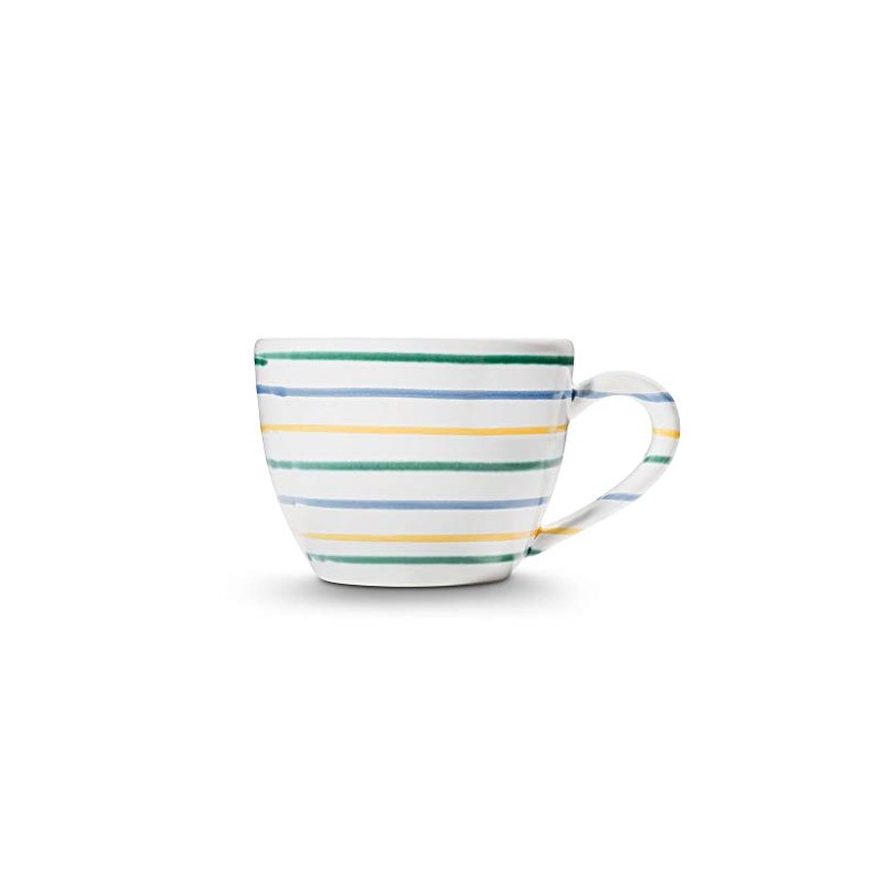 GMUNDNER KERAMIK Tea Cup Maxima Capacity 0.4 Litres Colourful Flamed