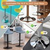 2 Pack Bar Stools Leg Protectors Ring, Non Slip Silicone