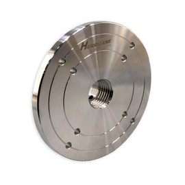 Hurricane Turning Tools, 6" Steel Faceplate For Wood Lathe, 1 1/4" x 8 TPI
